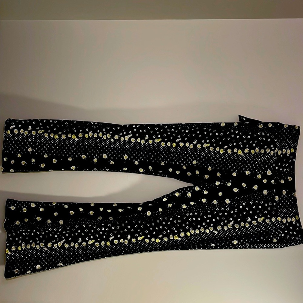 Knit flare pants
